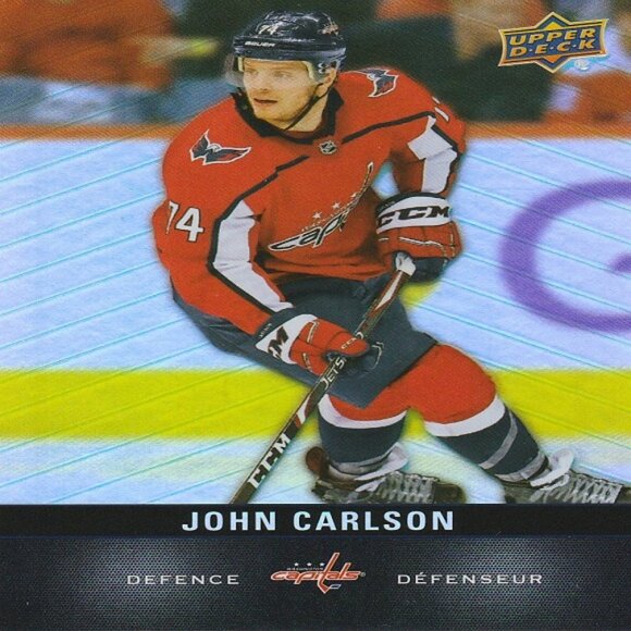 John Carlson Washington Capitals NHL Hockey Card Collection - 8 Card Set - Picture 2 of 9